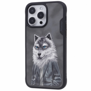 فروش قاب محافظ گوشی آیفون 15 پرو طرح گرگ نیمی