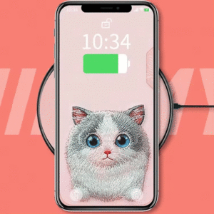 قاب محافظ گوشی آیفون 15 طرح گربه ملوس نیمی