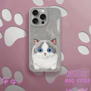 فروش قاب محافظ گوشی آیفون 15 طرح گربه ملوس نیمی