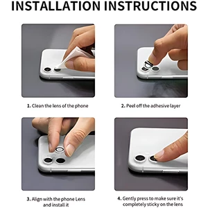 محافظ لنز دوربین گوشی موبایل آیفون 15 و آیفون 15 پلاس