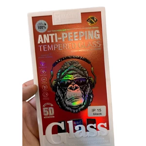 بهترین محافظ صفحه نمایش شیشه‌ای تمام چسب حریم شخصی موکوسون برای آیفون 15