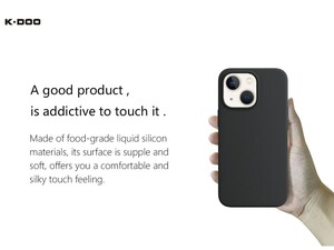 قاب محافظ سیلیکونی آیفون 14 پلاس K.Doo iphone 14 Plus iCoat Silicone Case