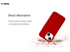 قاب محافظ سیلیکونی آیفون 14 پلاس K.Doo iphone 14 Plus iCoat Silicone Case