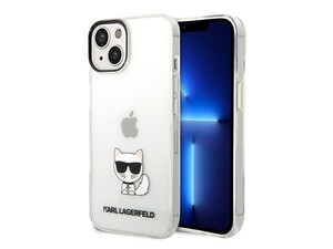 قاب محافظ شیشه ای آیفون 14 پلاس طرح گربه کارل CG Mobile iphone 14 Plus Karl Cat Case