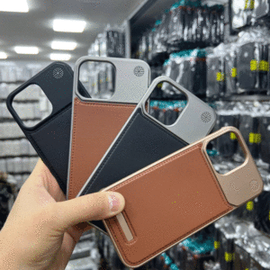 خرید قاب مگ سیف آلومینیوم چرمی آیفون 13 پرومکس