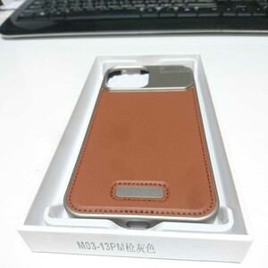 قیمت کاور مگ سیف آلومینیوم چرمی آیفون 13 پرومکس