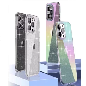 قاب شاین شفاف رنگی آیفون 13 پرو جی مکس Glitter