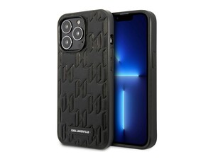 قاب چرمی آیفون 13 پرو طرح کارل برجسته CG Mobile iphone 13 Pro Karl Lagerfeld Leather Case