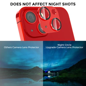 خرید گلس فریم آلومینیومی لنز دوربین گوشی آیفون 13 و آیفون 13 مینی آها استایل