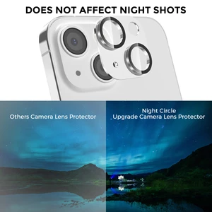 گلس فریم آلومینیومی لنز دوربین گوشی آیفون 13 و آیفون 13 مینی آها استایل