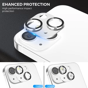 گلس فریم آلومینیومی لنز دوربین گوشی آیفون 13 و آیفون 13 مینی آها استایل