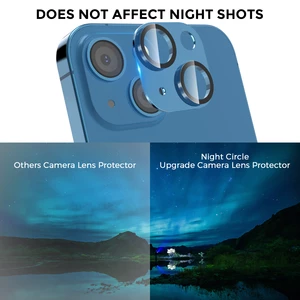 گلس فریم آلومینیومی لنز دوربین گوشی آیفون 13 و آیفون 13 مینی آها استایل