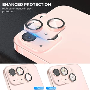 گلس فریم آلومینیومی لنز دوربین گوشی آیفون 13 و آیفون 13 مینی آها استایل