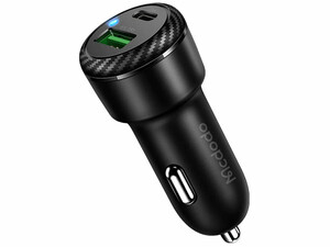 شارژر فندکی فست شارژ ماشین تایپ سی 38 وات مک دودو CC-597