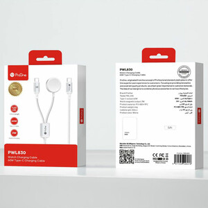 کابل شارژ دوکاره  60 وات پرووان