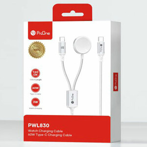 خرید کابل شارژ دوکاره  60 وات پرووان