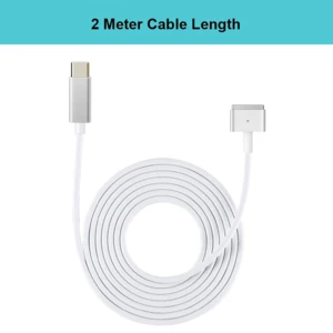 کابل شارژ و انتقال داده مک‌بوک مغناطیسی به تایپ‌سی 100 وات دو متری کوتسی 16001-CC