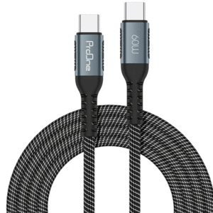 خرید کابل شارژ سریع دو سر تایپ سی 60 وات پرووان