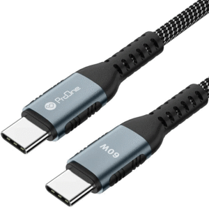 فروش کابل شارژ سریع دو سر تایپ سی 60 وات پرووان