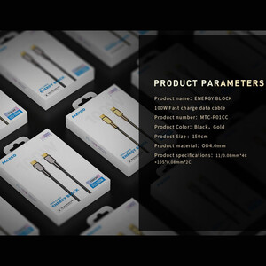 کابل آیفونی 100 وات مکس کو