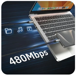 قیمت کابل شارژ سریع تایپ سی به تایپ سی 2 متری 240 وات مومکس