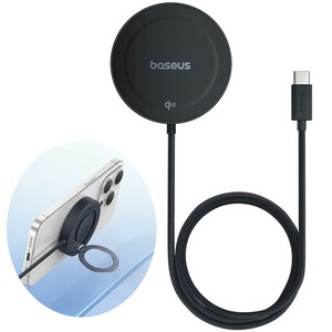 شارژر بی‌سیم مگنتی 15 وات بیسوس P10273300121