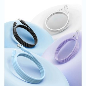 خرید کابل شارژ سریع یو‌اس‌بی به لایتنینگ 2.4 آمپر 12 وات 1.2 متری بیسوس