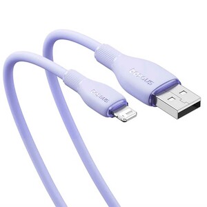 کابل شارژ سریع یو‌اس‌بی به لایتنینگ 2.4 آمپر 12 وات 1.2 متری بیسوس