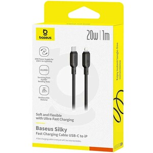 قیمت کابل تایپ سی به لایتنینگ 20 وات ی متری بیسوس