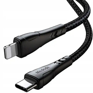 کابل شارژ سریع لایتنینگ به تایپ سی 36 وات 1.2 متری مک دودو