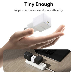 قیمت شارژر دیواری تایپ‌سی 20 وات بیسوس