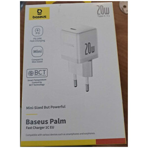 قیمت شارژر دیواری تایپ‌سی 20 وات بیسوس