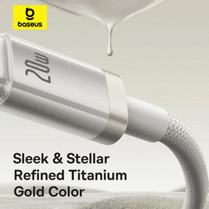 خرید کابل تایپ سی به لایتنینگ 20 وات بیسوس