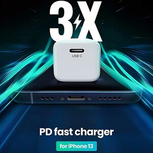 خرید شارژر دیواری فست تایپ‌سی 20 وات یوگرین