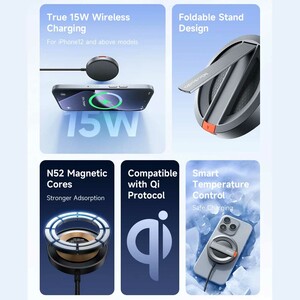 شارژر وایرلس مگنتی 15 وات مک‌دودو