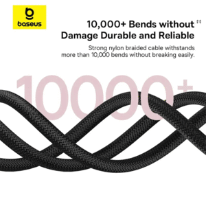 فروش کابل تایپ سی به لایتنینگ 20 وات دو متری بیسوس