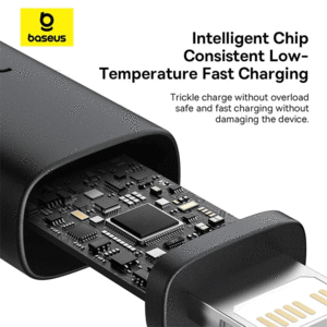 کابل  لایتنینگ 20 وات دو متری بیسوس