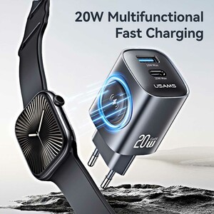 بهترین شارژر دیواری تایپ‌سی 20 وات و یو‌اس‌بی 18 وات و شارژر اپل‌واچ یوسامز