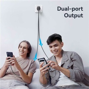 شارژر دیواری تایپ‌سی 20 وات و یو‌اس‌بی 18 وات و شارژر اپل‌واچ یوسامز