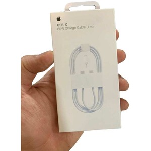 کابل اصلی دو سر تایپ سی فست شارژ 60 وات یک متری اپل