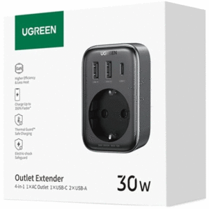 قیمت شارژر دیواری تایپ سی و یو اس بی 30 وات یوگرین