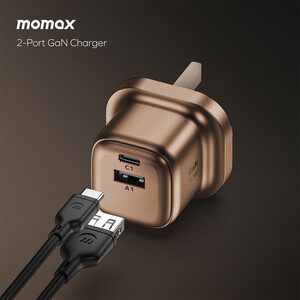 فروش شارژر دیواری یو اس بی و تایپ سی 30 وات مومکس