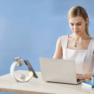 استند شارژ وایرلس چند کاره طرح ماه گرین لاین