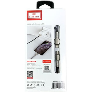 فروش کابل شارژ سریع تایپ سی به لایتنینگ 20 وات 1 متری ارلدام