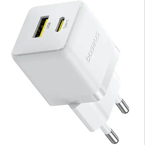 خرید کلگی شارژر فست تایپ‌سی و یو اس بی 30 وات بیسوس