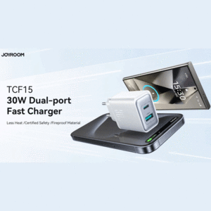 خرید شارژر دیواری تایپ سی و یو اس بی 30 وات جویروم