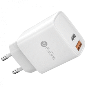 شارژر دیواری تایپ سی و یو اس بی 33 وات پرووان