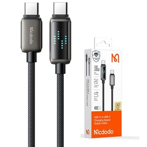 کابل سوپر فست شارژ تایپ سی به تایپ سی 100 وات 5 آمپر 1.2 متری مک دودو CA-425