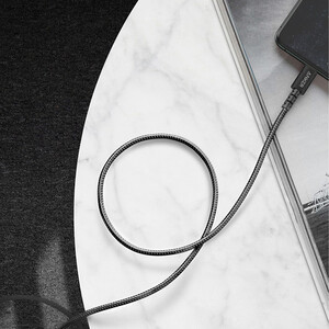 بهترین کابل فست شارژ یو اس بی به لایتنینگ 90 سانتی متری انکر