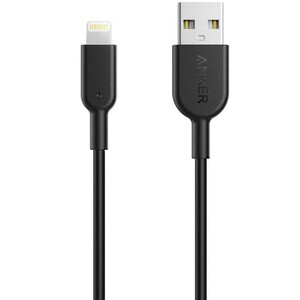 فروش کابل شارژ و انتقال داده یو اس بی به لایتنینگ 1.8 متری انکر